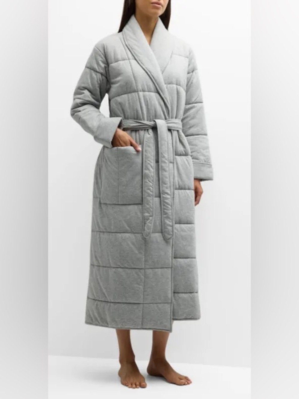 Skin Sierra Quilted Duvet Robe Size S-M